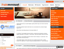 Tablet Screenshot of ihalemevzuat.com